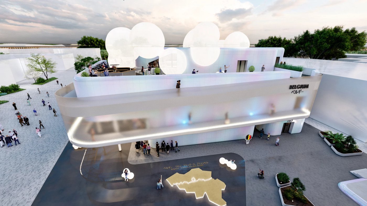 Het Belgisch paviljoen op de Wereld Expo 2025 in Japan